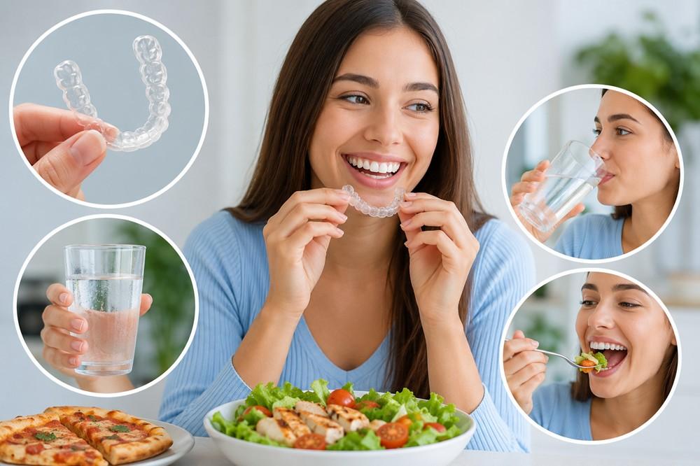 Can I Eat and Drink Normally While Using Invisalign Aligners